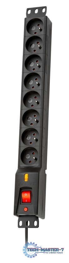 Listwa przeciwprzepięciowa LXARM 810, 3L, PDU, 1,5m, czarna Listwa przeciwprzepięciowa LXARM 810, 3L, PDU, 1,5m, czarna