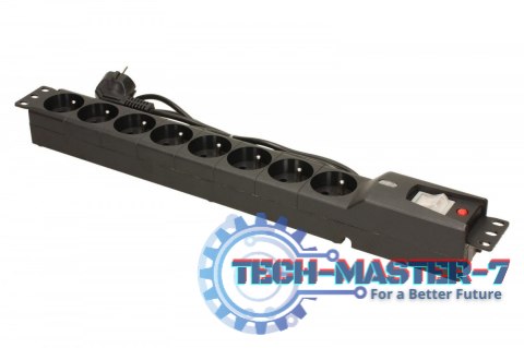 Listwa przeciwprzepięciowa LXARM 810, 3L, PDU, 1,5m, czarna Listwa przeciwprzepięciowa LXARM 810, 3L, PDU, 1,5m, czarna