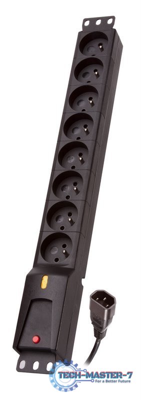 Listwa zasilająca LZRM 810 BW IEC 320, PDU, 1.5m Listwa zasilająca LZRM 810 BW IEC 320, PDU, 1.5m