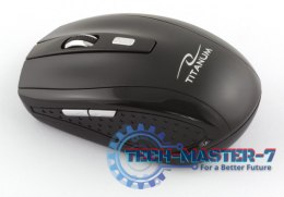 Mysz Titanum SNAPPER TM105K, Bezprzewodowa 2.4GHz, DPI 1000/1600, 6 przycisków, NANO odbiornik