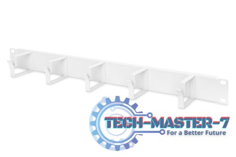 Organizator wspornik kablowy 1U typu Ring 40x60, RAL 7035 Organizator wspornik kablowy 1U typu Ring 40x60, RAL 7035