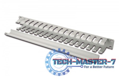 Organizator wspornik kablowy ze zdejmowaną pokrywą 1U typu Dukt 40x70, RAL 7035 Organizator wspornik kablowy ze zdejmowaną pokrywą 1U typu Dukt 40x70, RAL 7035