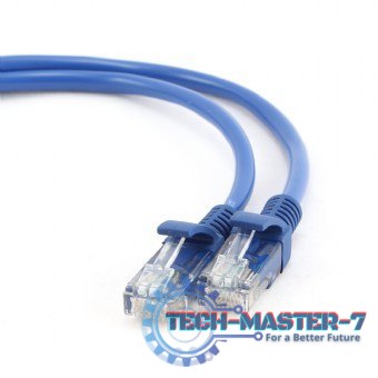 Patch cord kat.5e osłonka zalewana 1.5M niebieski Patch cord kat.5e osłonka zalewana 1.5M niebieski