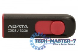 Pendrive DashDrive Classic C008 32GB USB2.0 czarno-czerwone