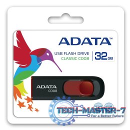 Pendrive DashDrive Classic C008 32GB USB2.0 czarno-czerwone