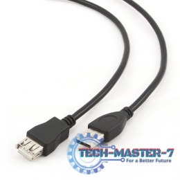 Przedłużacz USB 2.0 typu AM-AF 4.5m czarny