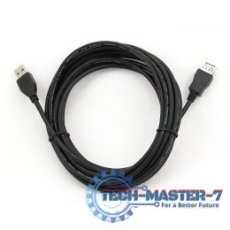 Przedłużacz USB 2.0 typu AM-AF 4.5m czarny