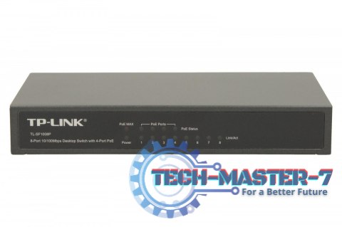 SF1008P switch 8x10/100 PoE Desktop