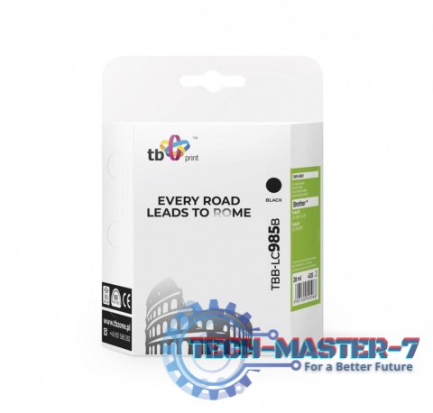 Tusz do Brother LC 985 TBB-LC985B BK Tusz do Brother LC 985 TBB-LC985B BK