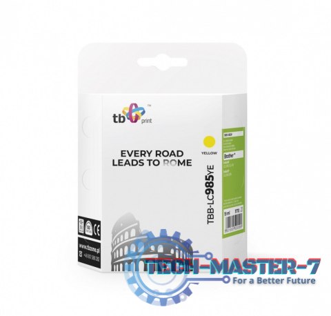 Tusz do Brother LC 985 TBB-LC985YE YE Tusz do Brother LC 985 TBB-LC985YE YE