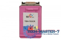 Tusz do HP DJ D730/F735 (HP nr 703 CD888AE) TBH-703CR Kolor ref.
