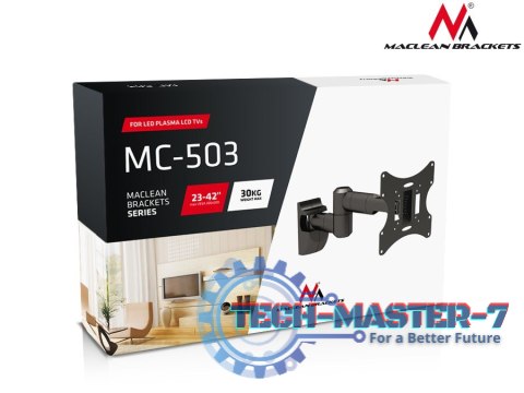 Uchwyt do monitora 23-42'' 30 kg uniwersalny MC-503A S max vesa 200 srebrny Uchwyt do monitora 23-42'' 30 kg uniwersalny MC-503A S max vesa 200 srebrny