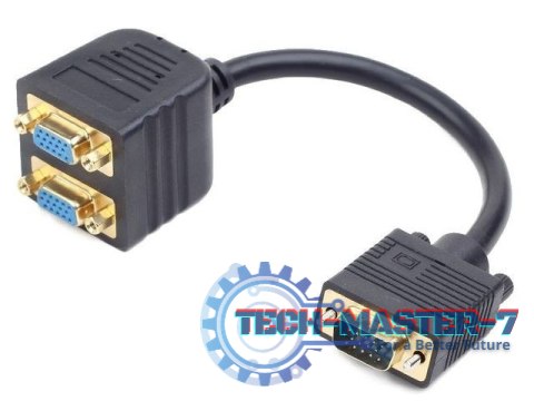 Adapter VGA(M)->2xVGA(F) 20cm Adapter VGA(M)->2xVGA(F) 20cm