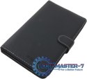 KLAWIATURA + ETUI DO TABLETÓW 7" EK123 MADERA / SKÓRA EKOLOGICZNA / STAND / CZARNE