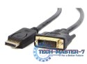 Kabel Displayport(M)->DVI-D(24+1) 1m