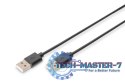 Kabel połączeniowy USB 2.0 HighSpeed Typ USB A/USB A M/M czarny 1m