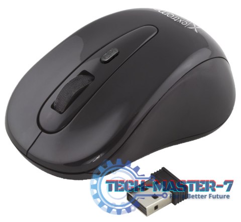 MYSZ BEZPRZEWODOWA OPTYCZNA XM104K MAVERICK 1200DPI / 2,4GHz / 3D / CZARNA