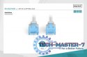 Patch cord RJ45-RJ45 kat.5e U/UTP AWG 26/7 PVC 0,25m szary