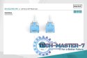 Patch cord U/UTP kat.5e PVC 0,5m Biały