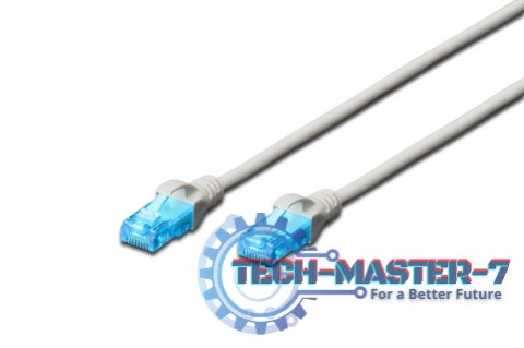 Patch cord U/UTP kat.5e PVC 20m szary