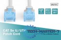 Patch cord U/UTP kat.5e PVC 20m szary