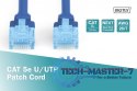 Patch cord U/UTP kat.5e PVC 5m niebieski