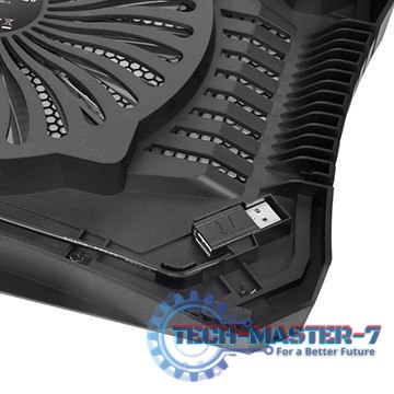 Podstawka chłodząca pod NB'ka - Massive V20 (10~17", 200mm Fan, LED) Podstawka chłodząca pod NB'ka - Massive V20 (10~17", 200mm Fan, LED)