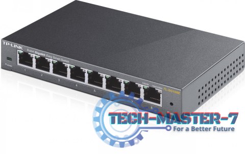 Przełącznik SMART TL-SG108E 8x1GbE Przełącznik SMART TL-SG108E 8x1GbE