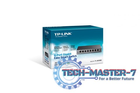 Przełącznik SMART TL-SG108E 8x1GbE Przełącznik SMART TL-SG108E 8x1GbE