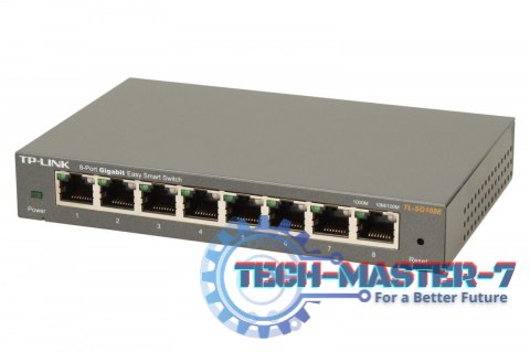 Przełącznik SMART TL-SG108E 8x1GbE Przełącznik SMART TL-SG108E 8x1GbE