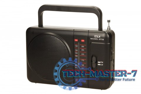 Radio TOLA Czarny Radio TOLA Czarny
