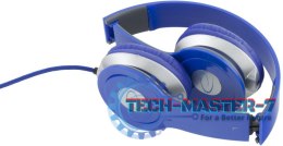 SŁUCHAWKI AUDIO STEREO TECHNO EH145B NIEBIESKIE
