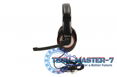 Słuchawki z mikrofonem MHS-001 czarne Słuchawki z mikrofonem MHS-001 czarne