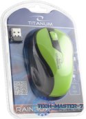 TITANUM MYSZ BEZPRZEWODOWA OPTYCZNA TM114G RAINBOW ZIELONA