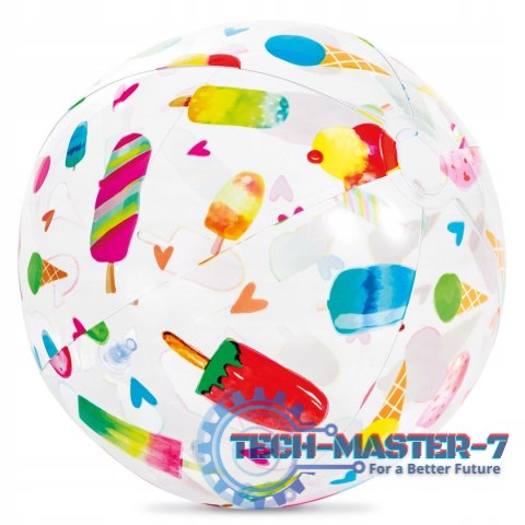 Dmuchana piłka plażowa 51cm różne wzory - 59040 INTEX INTEX Dmuchana piłka plażowa 51cm różne wzory - 59040 INTEX INTEX