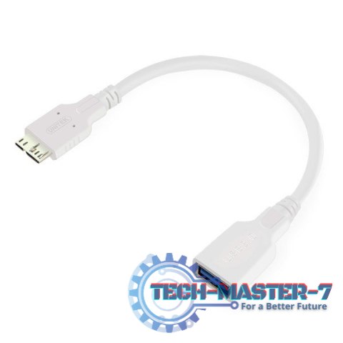 Kabel OTG USB 3.0 AF do microUSB BM; Y-C453