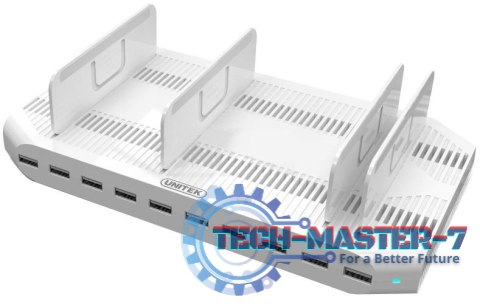 Stacja ładująca 10xUSB 2,4A, 96W; Y-2172