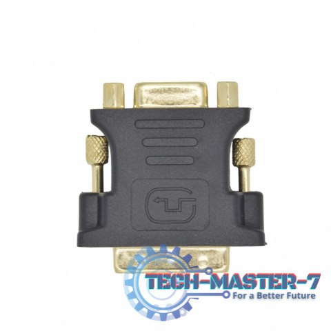 Adapter DVI M - VGA F pozłacany, 24+5/15 pin Adapter DVI M - VGA F pozłacany, 24+5/15 pin