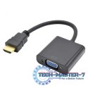 Adapter VGA F-HDMI M 15 cm.