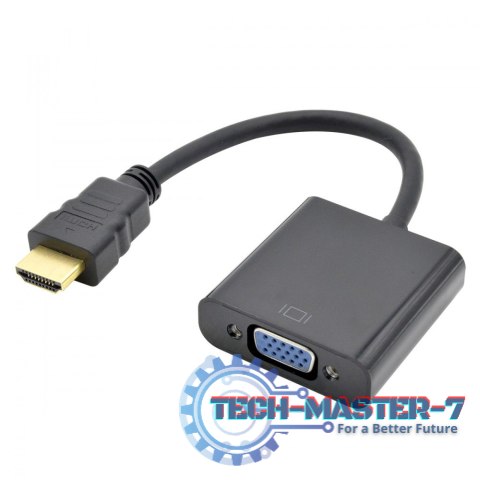 Adapter VGA F-HDMI M 15 cm. Adapter VGA F-HDMI M 15 cm.