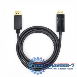 DisplayPort - HDMI Kabel 1.8m. czarny