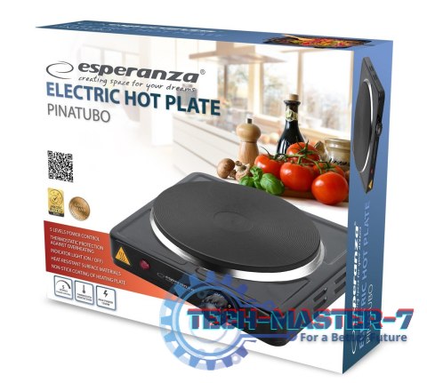 KUCHENKA ELEKTRYCZNA PINATUBO CZARNA EKH002K KUCHENKA ELEKTRYCZNA PINATUBO CZARNA EKH002K