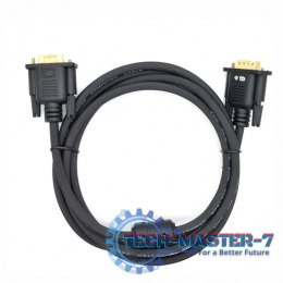 Kabel VGA 15M-15M 1.8 m., czarny pozłacany