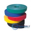 Organizator kabli, rolka dł.4m, rzep, czerwony