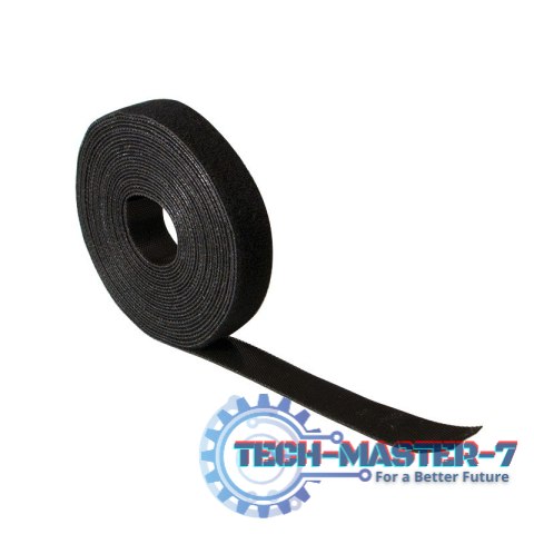 Organizator kabli, rolka długość 10m, czarny Organizator kabli, rolka długość 10m, czarny