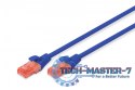 Patch cord U/UTP kat.6 PVC 3m Niebieski