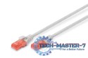 Patch cord U/UTP kat.6 PVC 5m szary