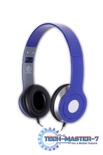 Stereofoniczne słuchawki z mikrofonem CITY BLUE Stereofoniczne słuchawki z mikrofonem CITY BLUE