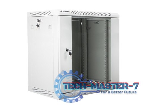 Szafa instalacyjna wisząca 19'' 12U 600X450mm szara (drzwi szklane) Szafa instalacyjna wisząca 19'' 12U 600X450mm szara (drzwi szklane)