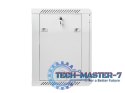 Szafa instalacyjna wisząca 19'' 12U 600X450mm szara (drzwi szklane)